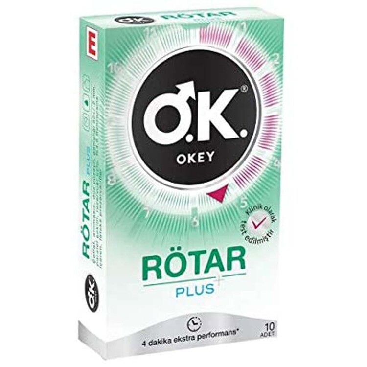 Okey - Okey Rötar Plus Prezervatif 10lu