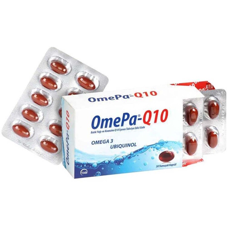 TAB İlaç - Omepa-Q10 Omega3 Ubiquinol 30 Kapsül