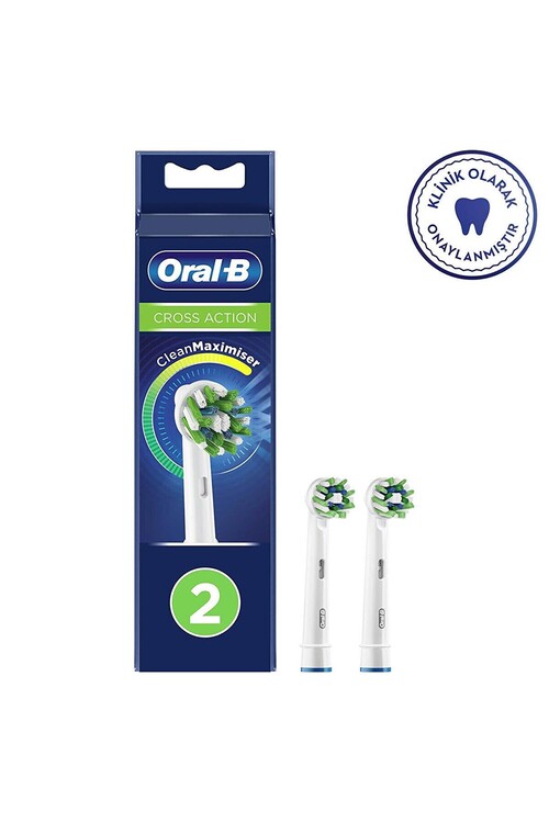 Oral-B - Oral-B Diş Fırçası Yedek Başlığı Cross Action 2li