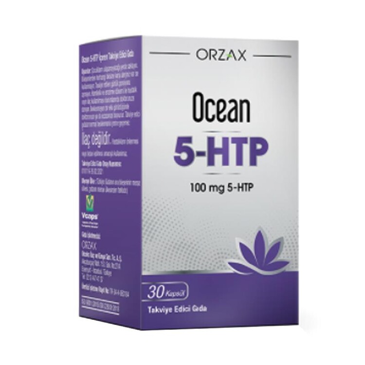 Ocean - Orzax Ocean 5-HTP Takviye Edici Gıda 30 Kapsül