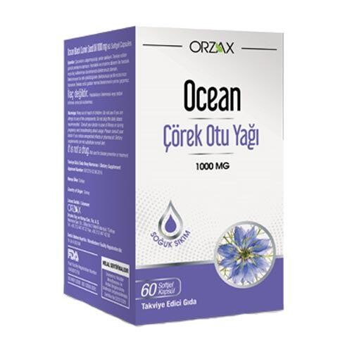 Ocean - Orzax Ocean Çörek Otu Yağı 60 Kapsül
