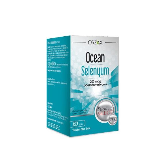 Ocean - Orzax Ocean Selenyum Takviye Edici Gıda 60 Tablet