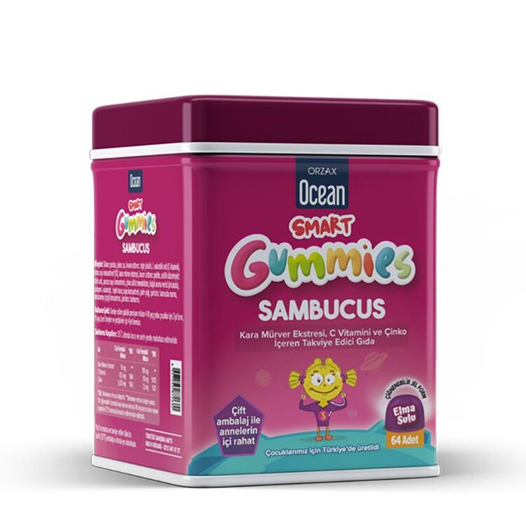 Orzax Ocean Smart Gummies Sambucus Takviye Edici G