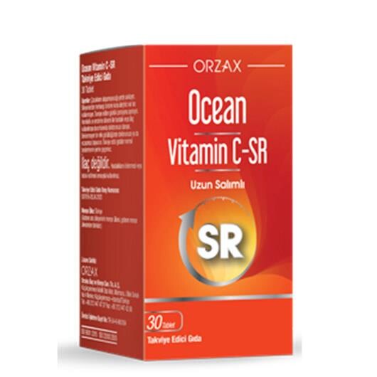 Ocean - Orzax Ocean Vitamin C-SR 30 Tablet