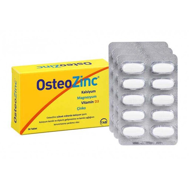 TAB İlaç - Osteozinc 30 Tablet