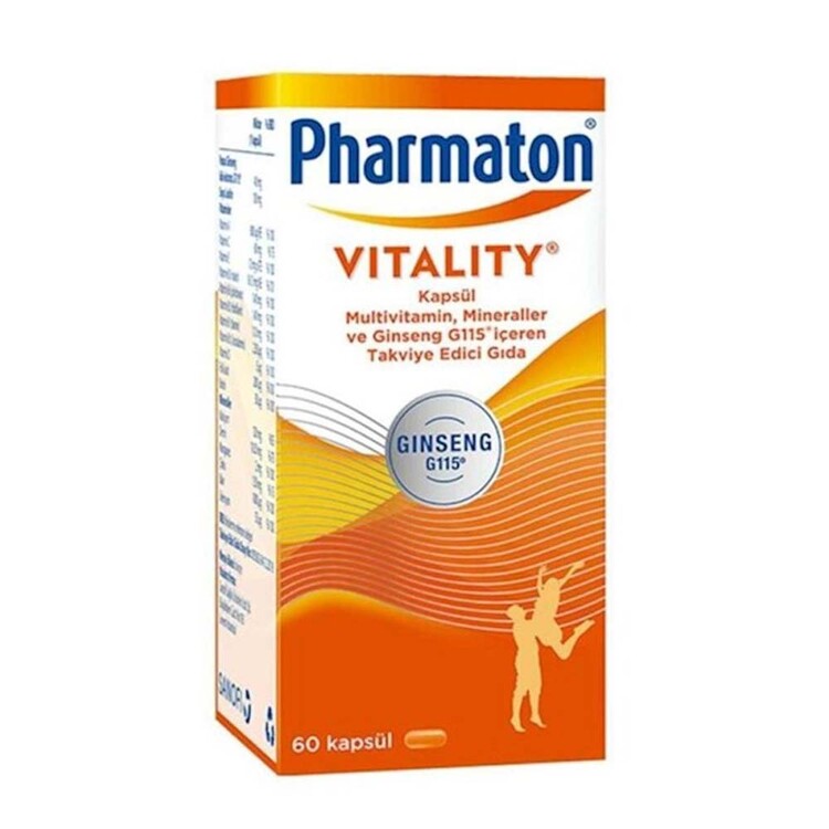 Pharmaton - Pharmaton Vitality 60 Kapsül