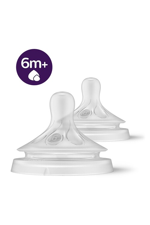 Philips Avent - Philips Avent Doğal Tepkili 2li Biberon Emziği No 6 6 Ay Scy966/02