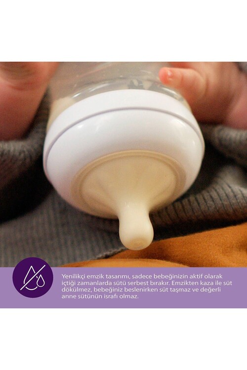 Philips Avent Natural Response 2'li Biberon Emziği, 1 Numara, 0 Ay+