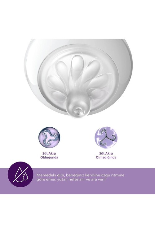 Philips Avent Natural Response 2'li Biberon Emziği, 1 Numara, 0 Ay+