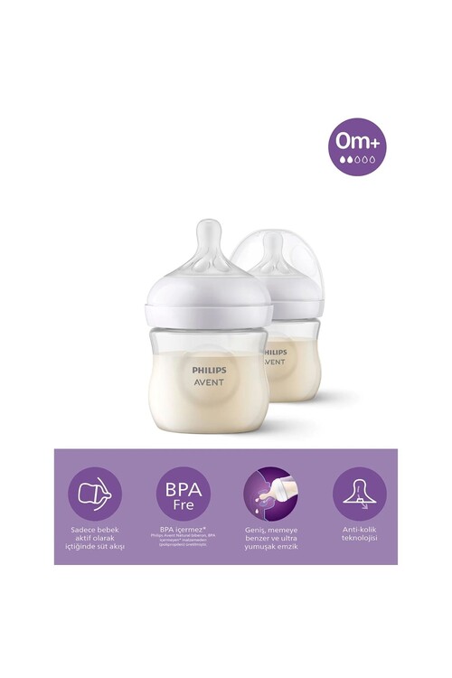 Philips Avent Natural Response Pp 2'li Biberon Seti, 0 Ay 125ml Syc900/02