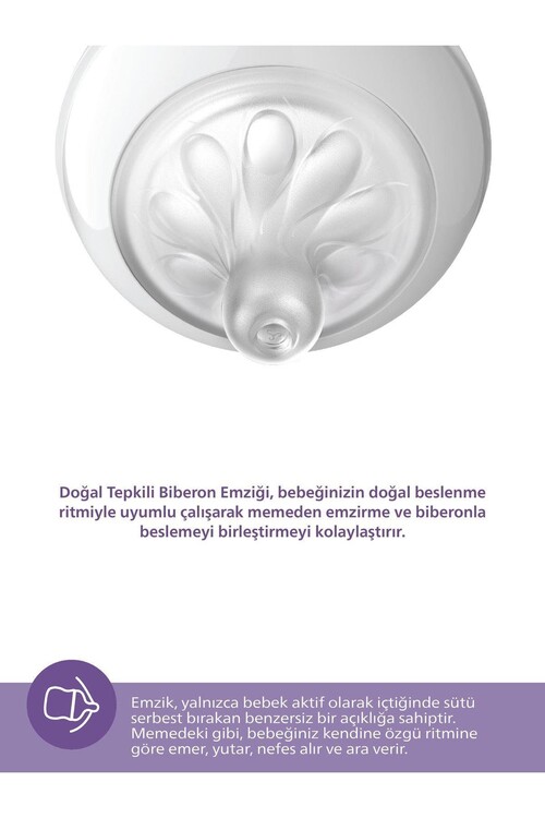 Philips Avent Natural Response Pp Biberon 260ml 1 Ay Beyaz