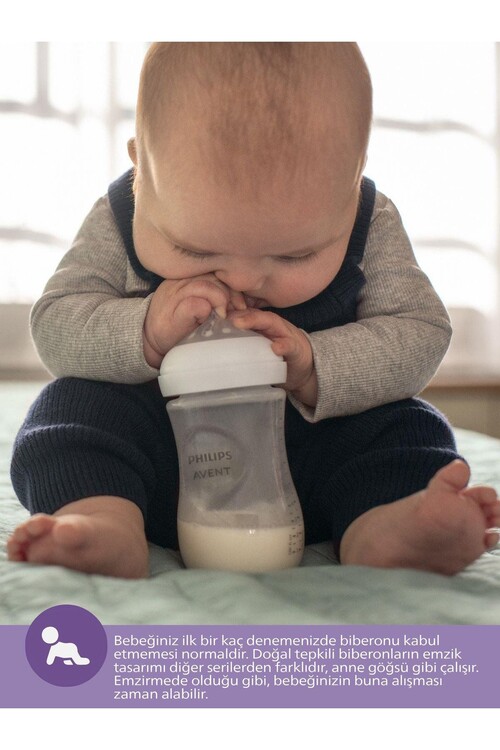 Philips Avent Natural Response Pp Biberon 260ml 1 Ay Beyaz