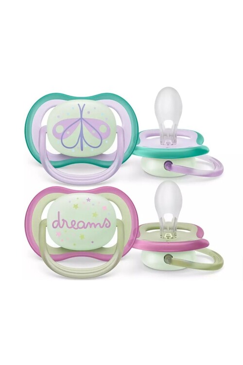 Philips Avent Ultra Air Gece Emziği 0-6 Ay 2li Kız