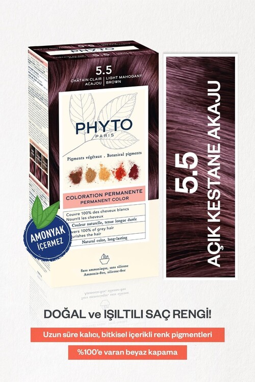 Phyto - Phyto Color 5.5 Açık Kestane Akaju