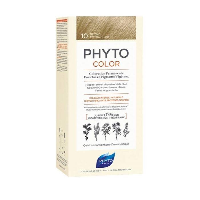 Phyto - Phyto Phytocolor Bitkisel Saç Boyası 10 - Çok Açık