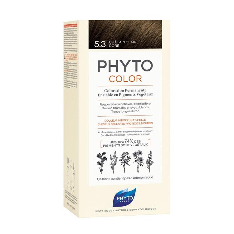 Phyto - Phyto Phytocolor Bitkisel Saç Boyası - 5.3 - Açık 