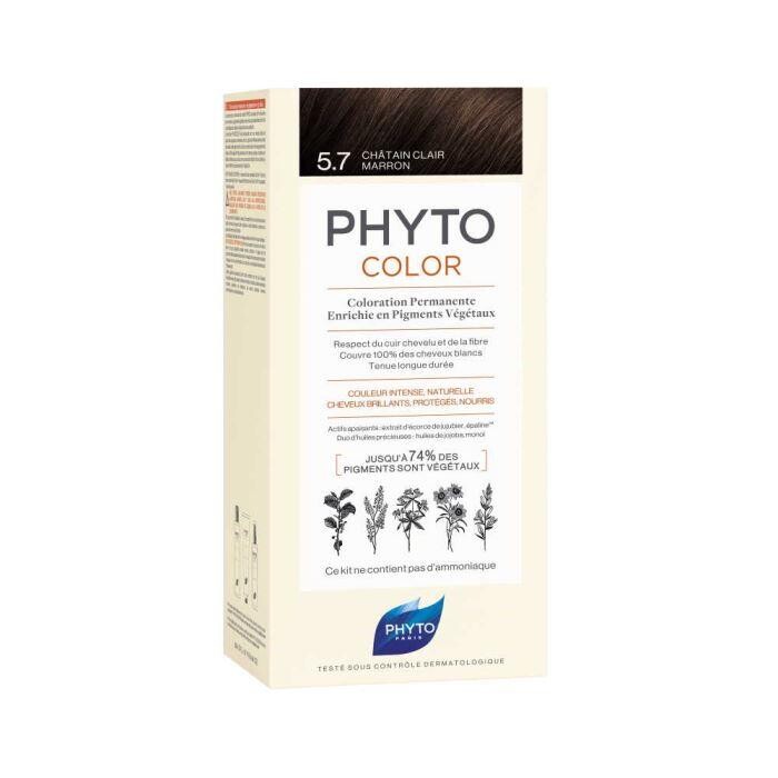 Phyto - Phyto Phytocolor Bitkisel Saç Boyası - 5.7 Açık Ke