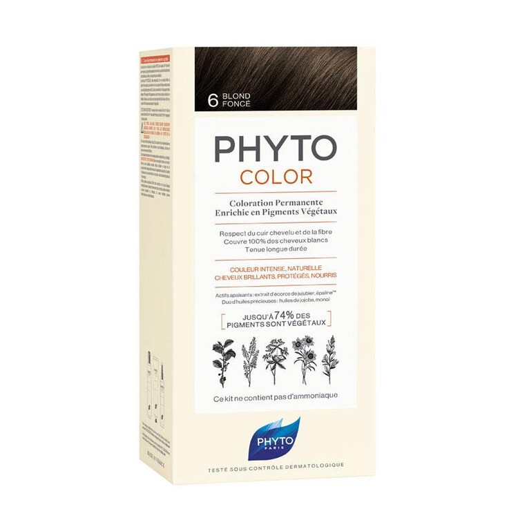 Phyto Phytocolor Bitkisel Saç Boyası - 6 - Koyu Ku