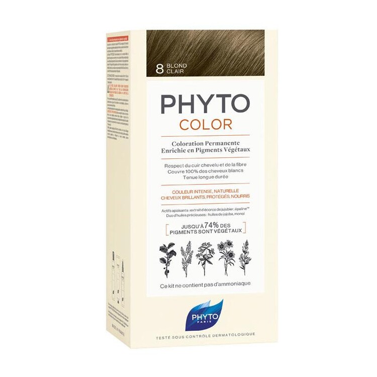 Phyto - Phyto Phytocolor Bitkisel Saç Boyası - 8 Sarı