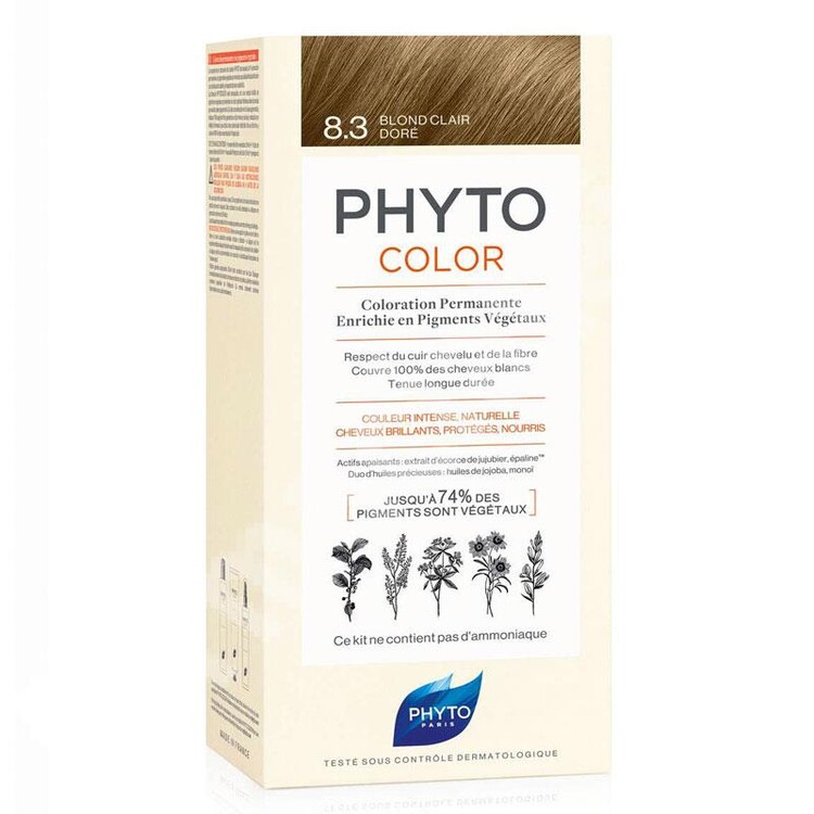 Phyto - Phyto Phytocolor Bitkisel Saç Boyası 8.3 Sarı Dore