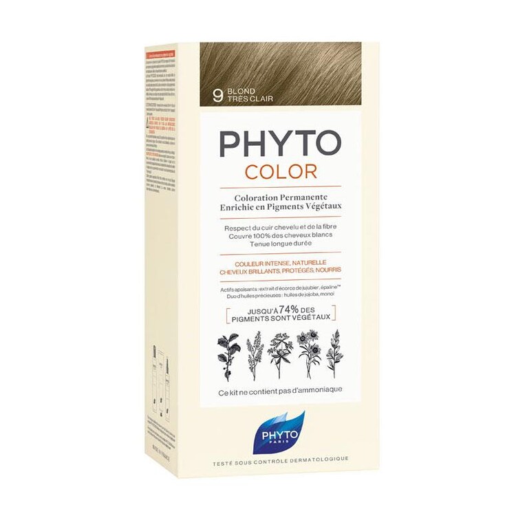 Phyto - Phyto Phytocolor Bitkisel Saç Boyası - 9 - Açık Sa
