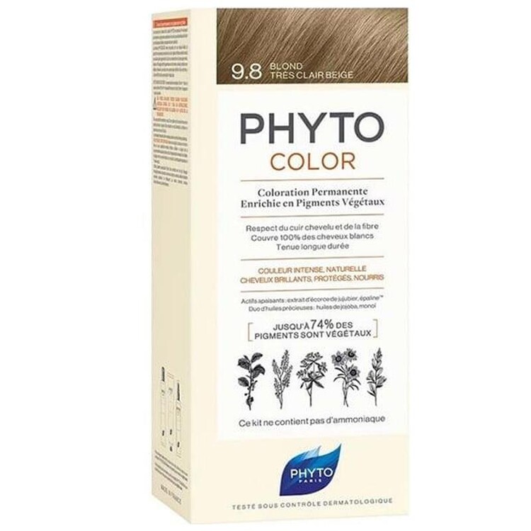 Phyto - Phyto Phytocolor Bitkisel Saç Boyası 9.8 - Açık Sa