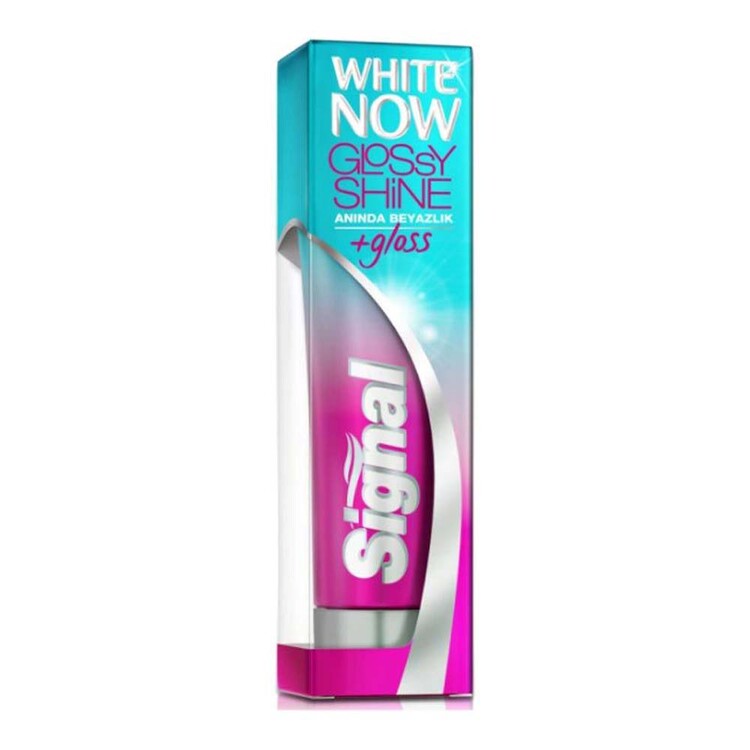 Signal White Now Glossy Shine Diş Macunu 75 ml - Thumbnail