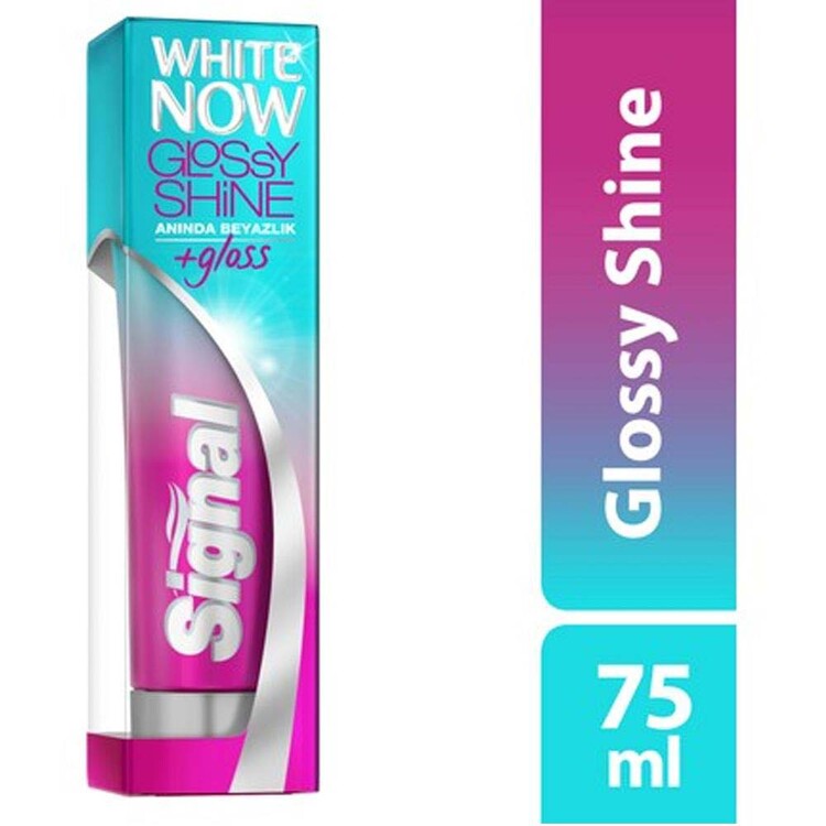Signal White Now Glossy Shine Diş Macunu 75 ml - Thumbnail