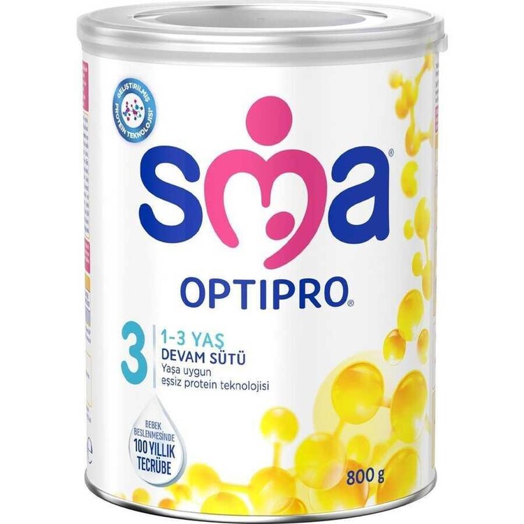 Sma - SMA OPTIPRO 3 800 Gr 1-3 Yaş Devam Sütü
