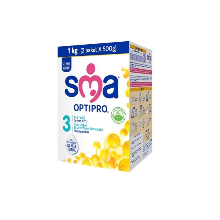 Sma - SMA Optipro Probiyotik 3 Devam Sütü No:3 1000 Gr