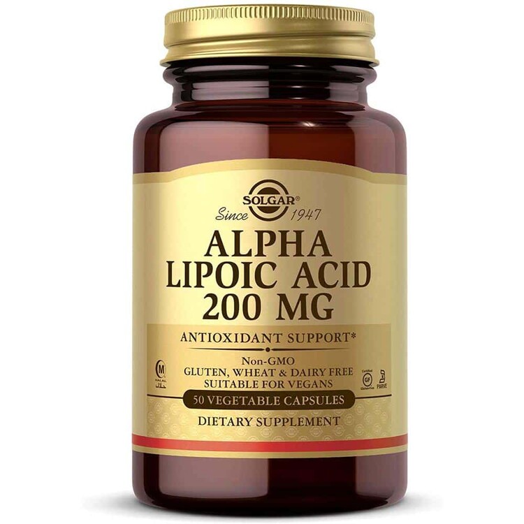 Solgar - Solgar Alpha Lipo Acid 200 mg 50 Kapsül