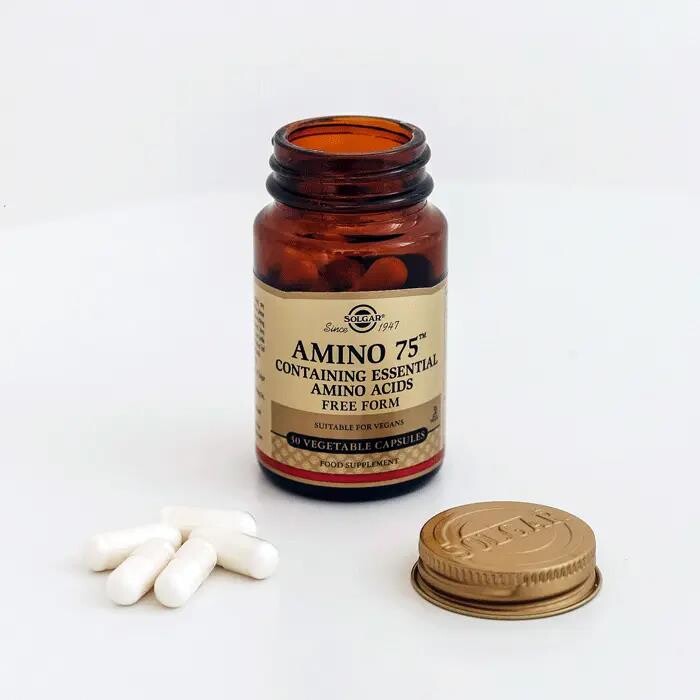 Solgar Amino 75 (Esansiyel Amino Asitler) 30 Kapsül