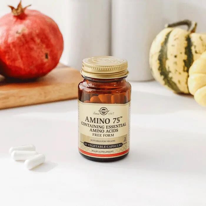 Solgar Amino 75 (Esansiyel Amino Asitler) 30 Kapsül