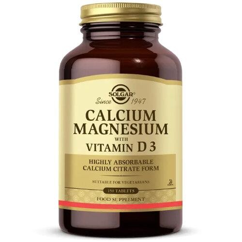 Solgar - Solgar Calcium Magnesium With Vitamin D3 150 Tablet