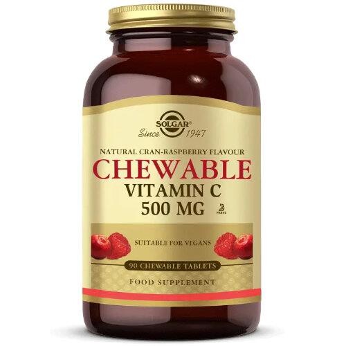 Solgar - Solgar Chewable Vitamin C 500mg 90 Çiğnenebilir Tablet