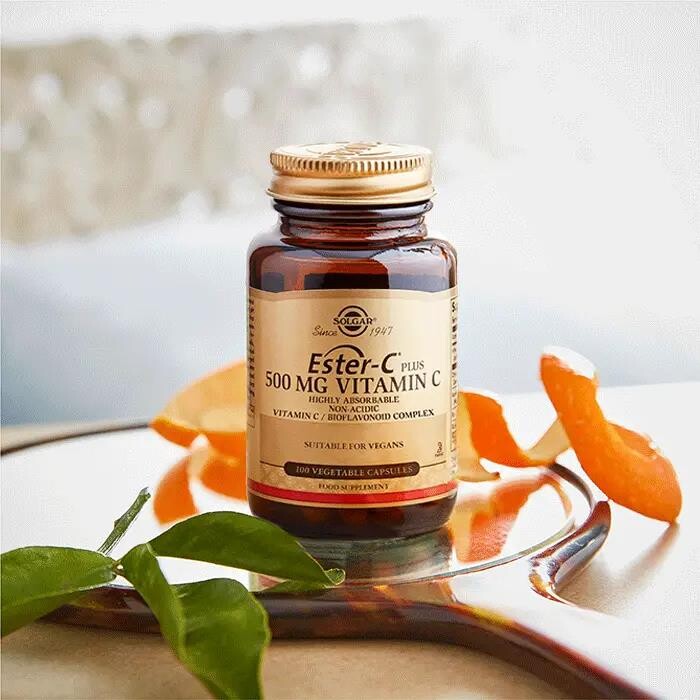 Solgar Ester-C Plus 500mg Vitamin C 100 Kapsül
