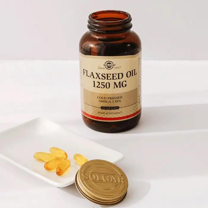 Solgar Flaxseed Oil 1250 mg 100 Softjel