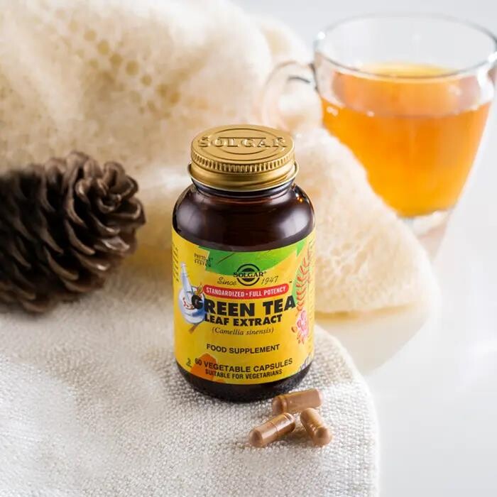 Solgar Green Tea Leaf Extract 60 Kapsül