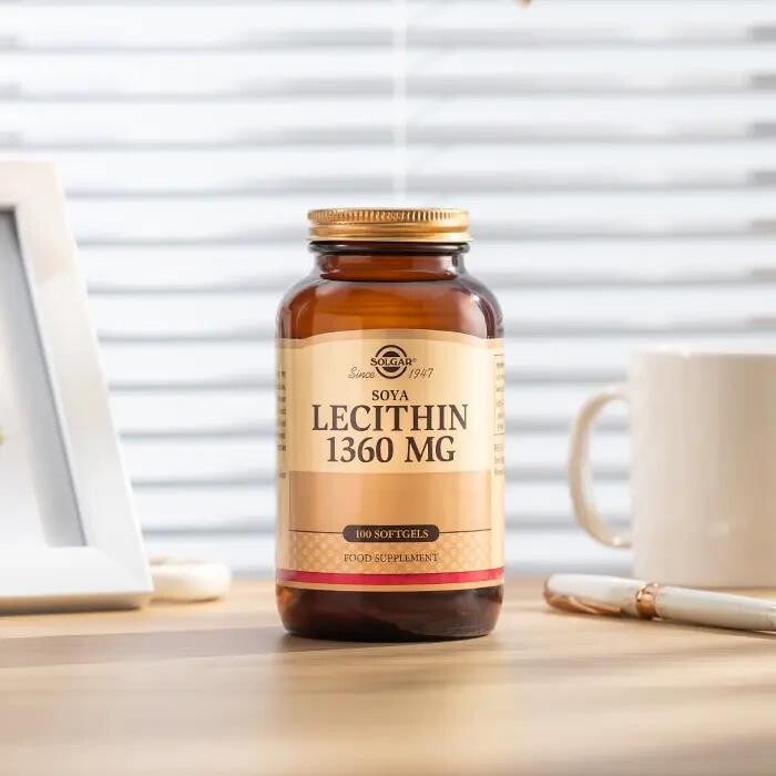 Solgar Lecithin 1360 mg 100 Kapsül