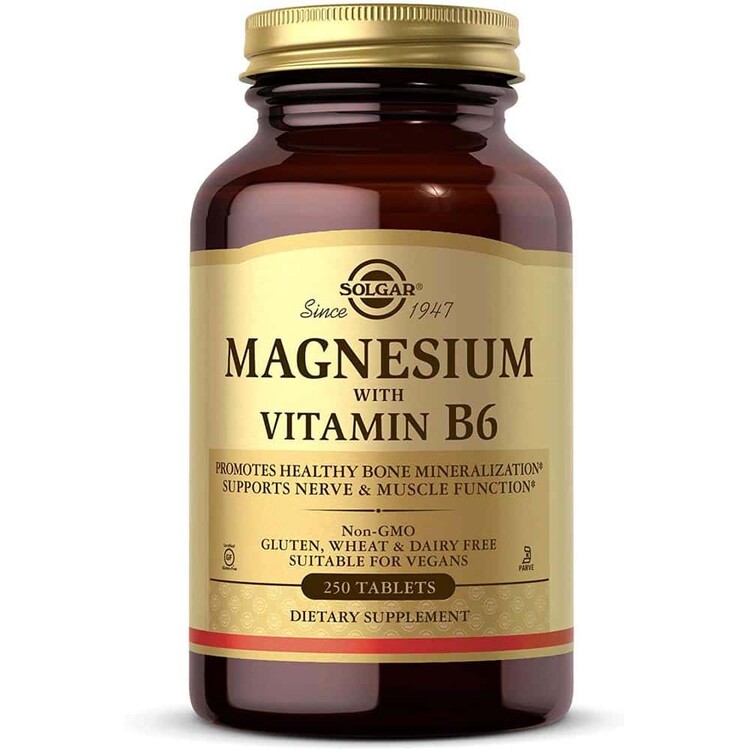 Solgar Magnesium with Vitamin B6 100 Tablet