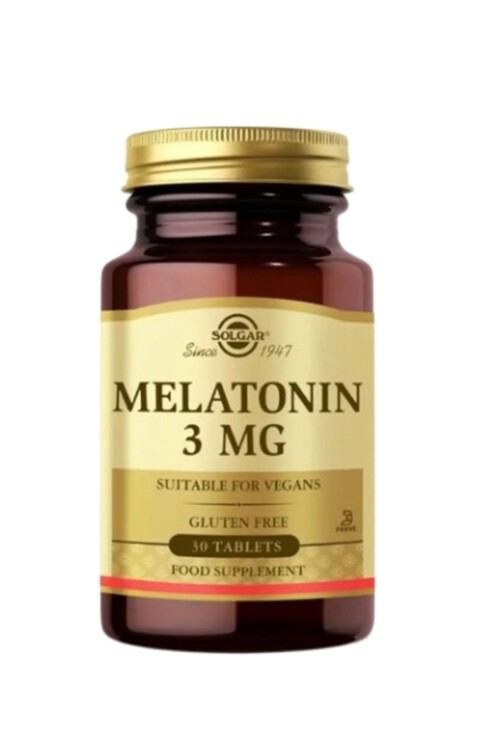 Solgar - Solgar Melatonin 3 Mg 30 Tablets