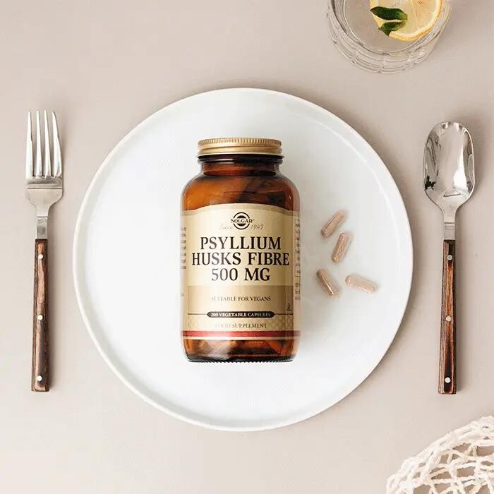 Solgar Psyllium Husks Fibre 500mg 200 Kapsül