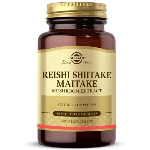 Solgar - Solgar Reishi Shiitake Maitake Mushroom Extract 50