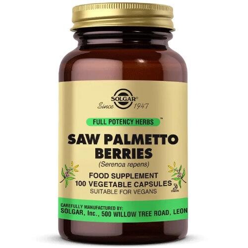 Solgar - Solgar Saw Palmetto 520 mg 100 Kapsul