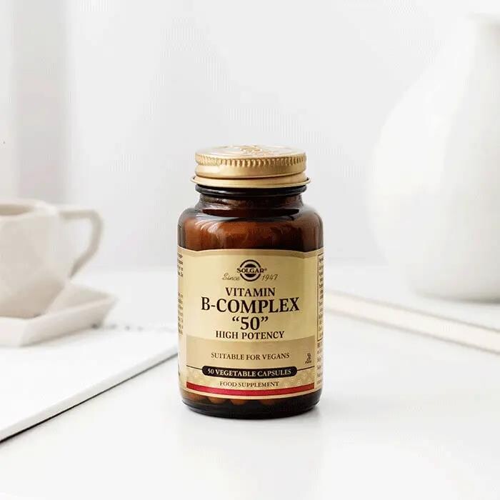 Solgar Vitamin B-Complex 50 100 Kapsül