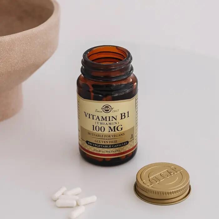 Solgar Vitamin B1 Thiamin 100 Mg 100 Kapsül