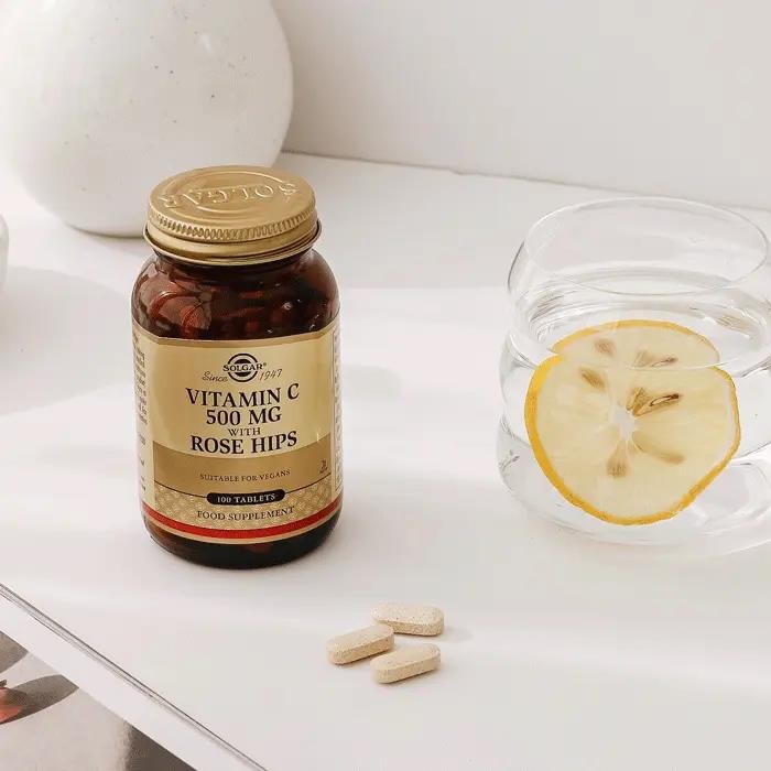 Solgar Vitamin C 500mg With Rose Hips 100 Tablet