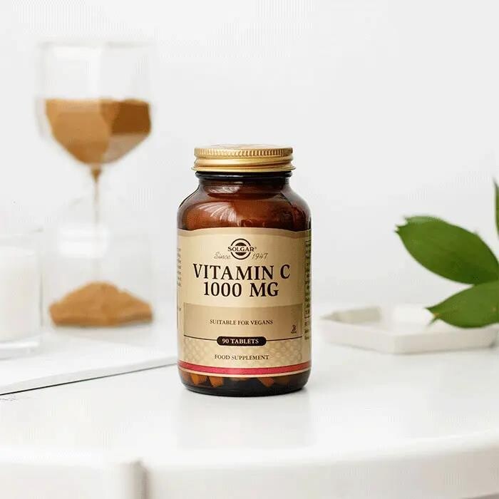 Solgar Vitamin C Içeren Takviye Edici Gıda 1000 Mg 90 Tablet