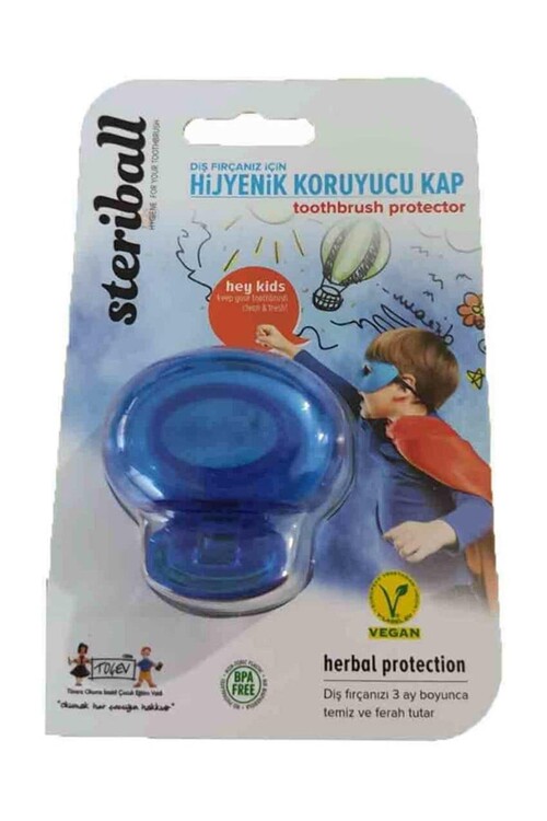 Steriball Toothbrush Protector Kids Blue