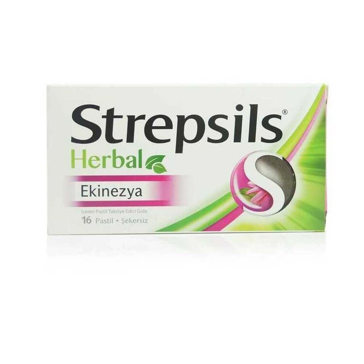 Strepsils - Strepsils Herbal Ekinezya 16 Pastil